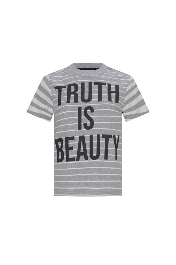 'TRUTH IS BEAUTY' SLIM SHORT SLEEVE T SHIRT - - Libertine - Main image
