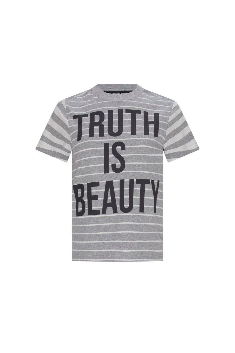 'TRUTH IS BEAUTY' SLIM SHORT SLEEVE T SHIRT - - Libertine