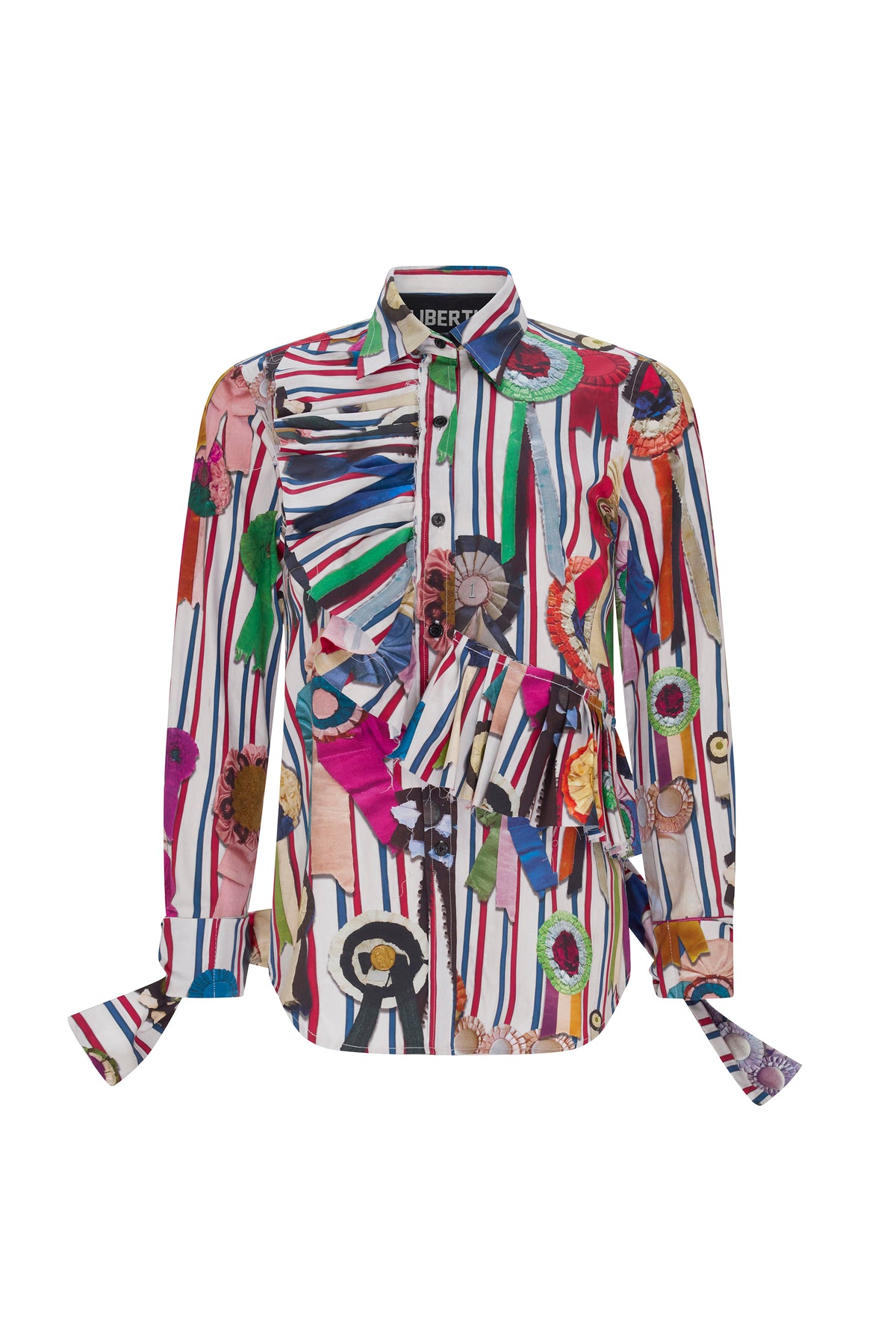 'FIRST PLACE' RUFFLE CLASSIC SHIRT - - Libertine