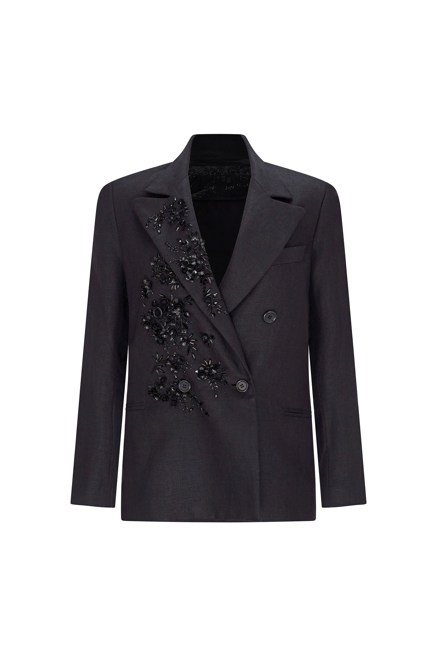 'ANTIBES NIGHT' EMBELLISHED DOUBLE BREASTED JACKET - - Libertine