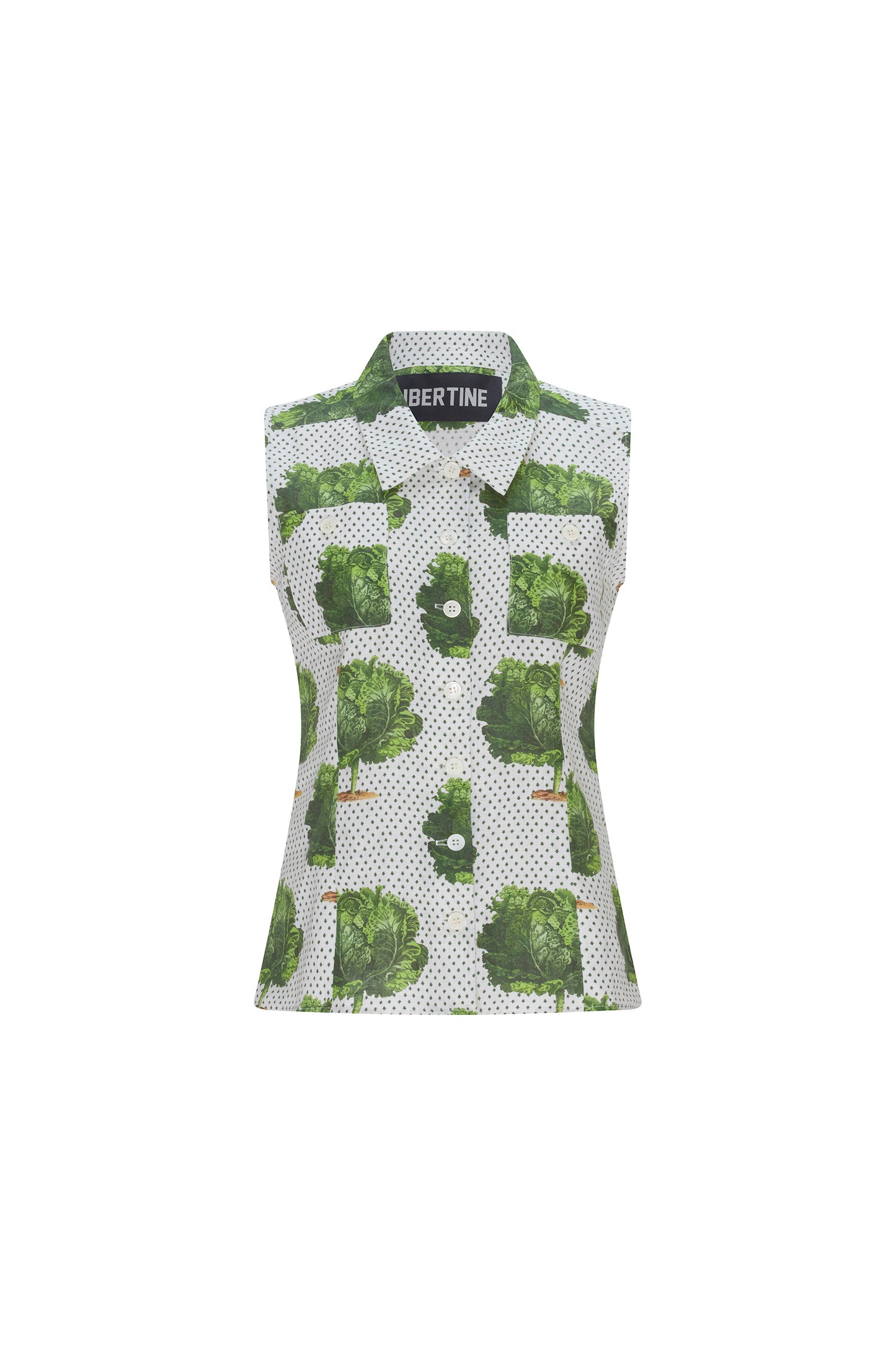 'LETTUCE DANCE TO THE BEET' MARTHA BLOUSE - - Libertine