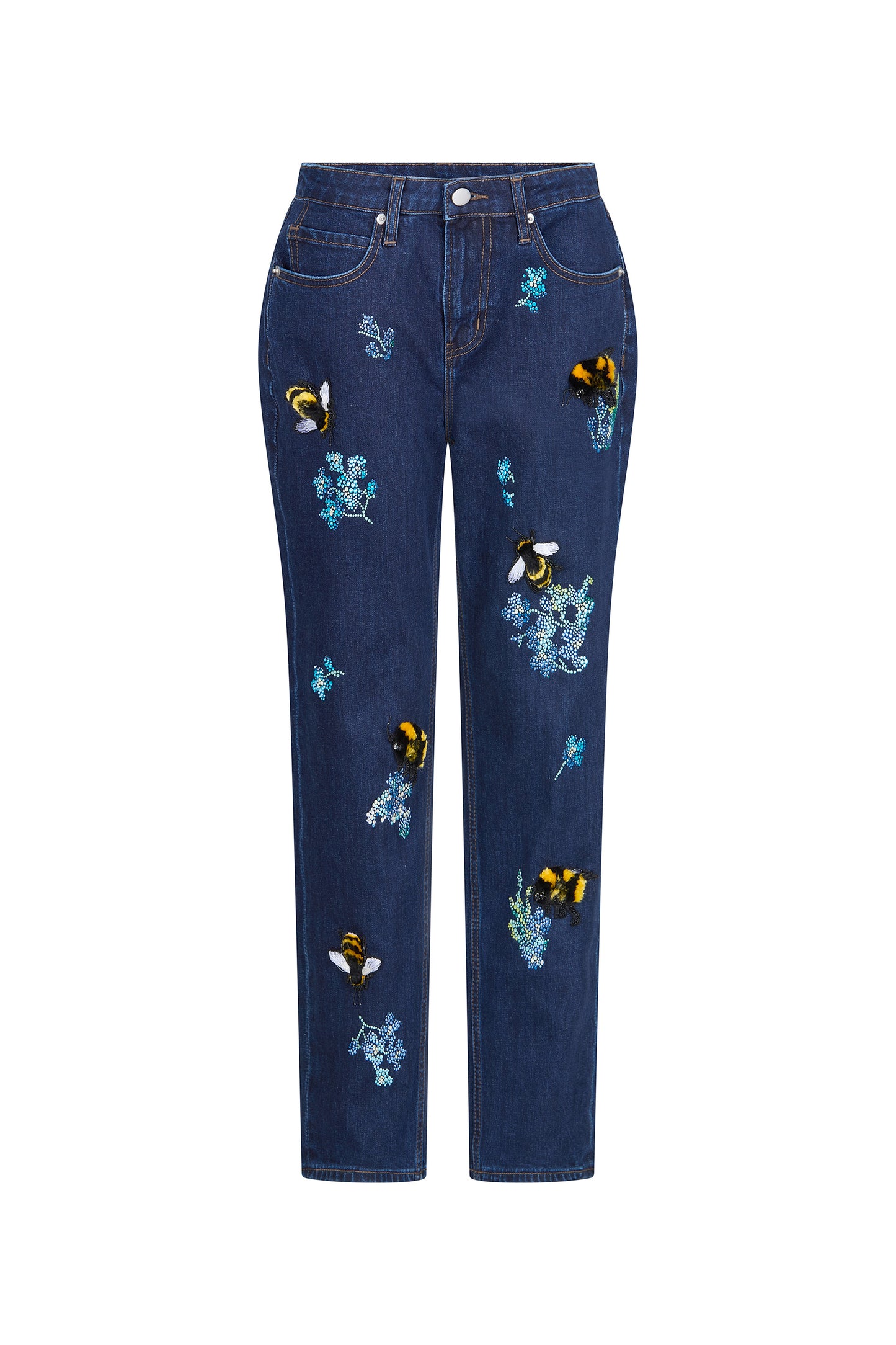 'BUSY GARDEN' BOYFRIEND JEAN - - Libertine
