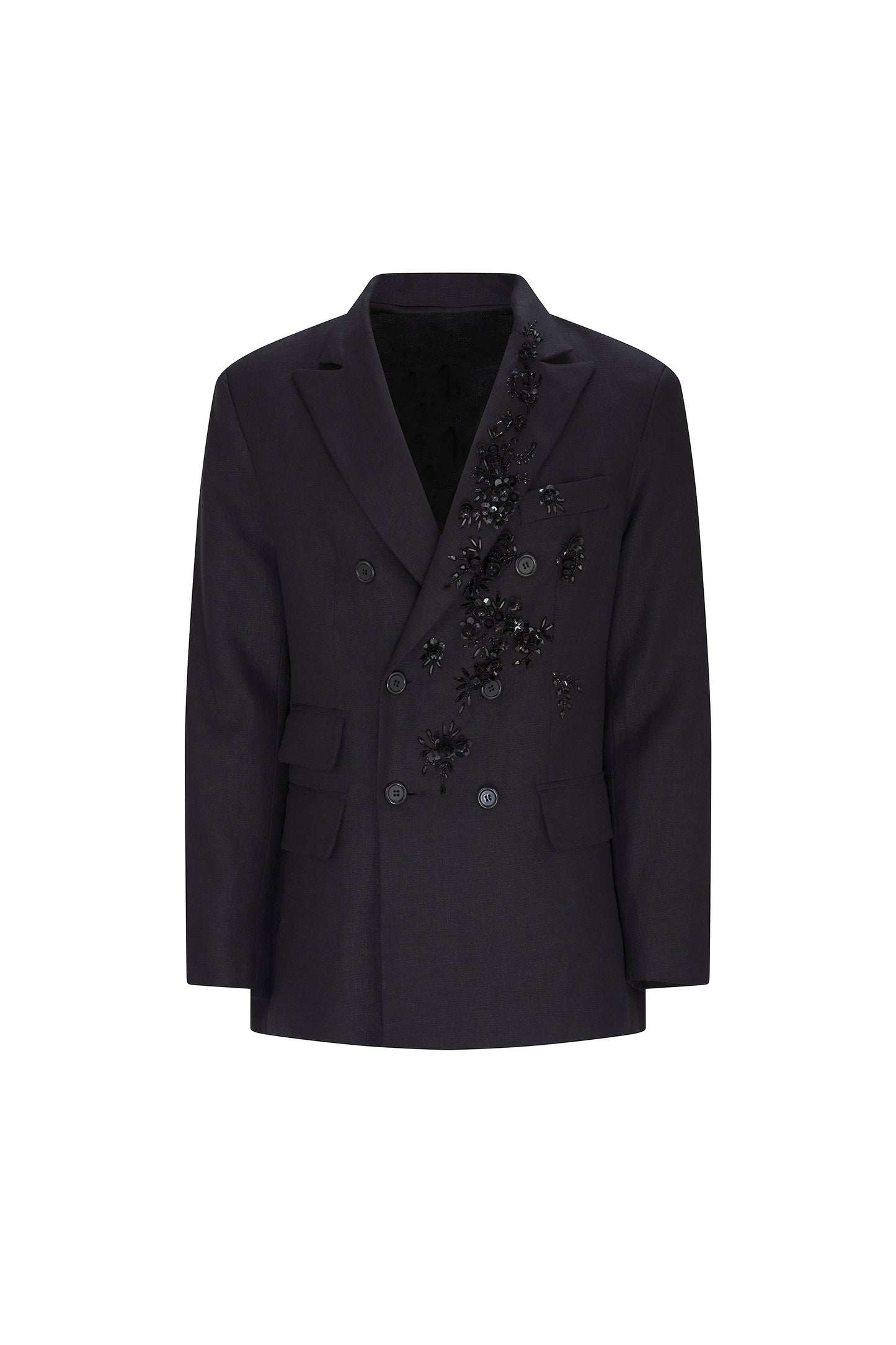 'ANTIBES NIGHT' MEN'S EMBELLISHED DOUBLE BREASTED JACKET - - Libertine