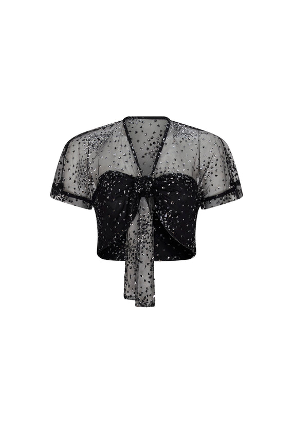 'LUNAR NOIR' CARMEN TOP - - Libertine - Main image