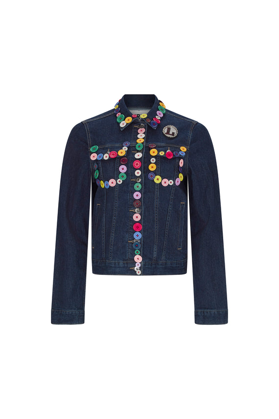 'CANDY BUTTONS' DENIM JACKET - - Libertine - Main image