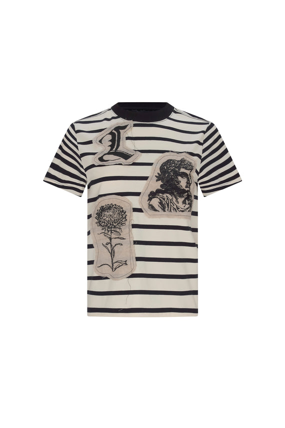 'NERO' SLIM SHORT SLEEVE T SHIRT - - Libertine - Main image