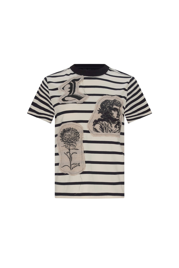 'NERO' SLIM SHORT SLEEVE T SHIRT - - Libertine