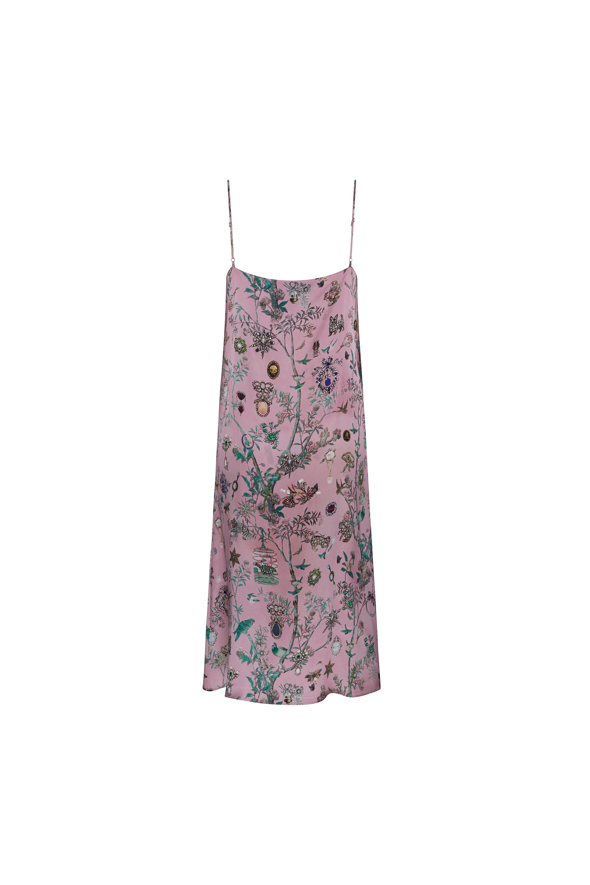 'Pauline De Rothschild' Short Slip Dress -  - Libertine