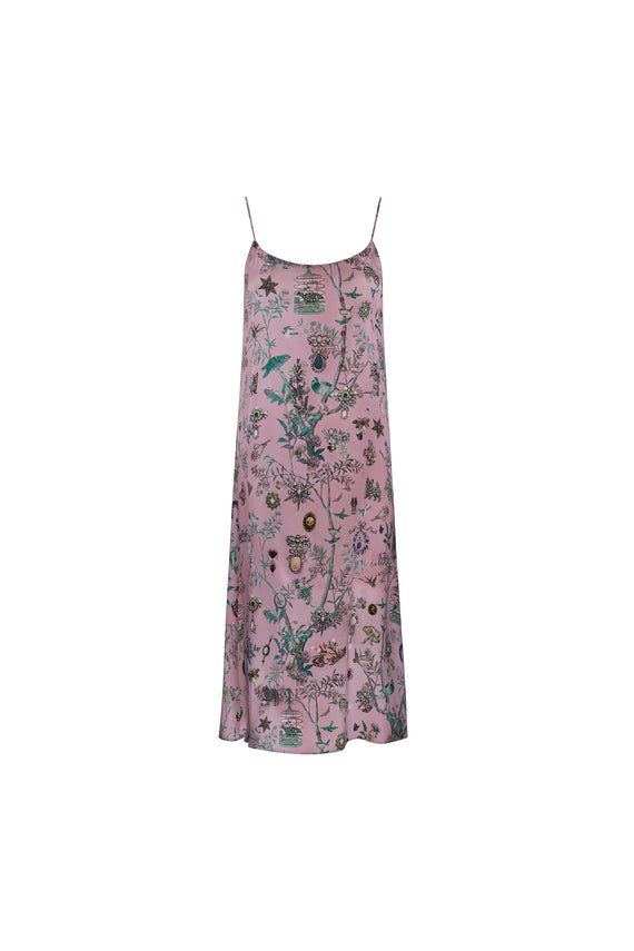 'Pauline De Rothschild' Short Slip Dress -  - Libertine