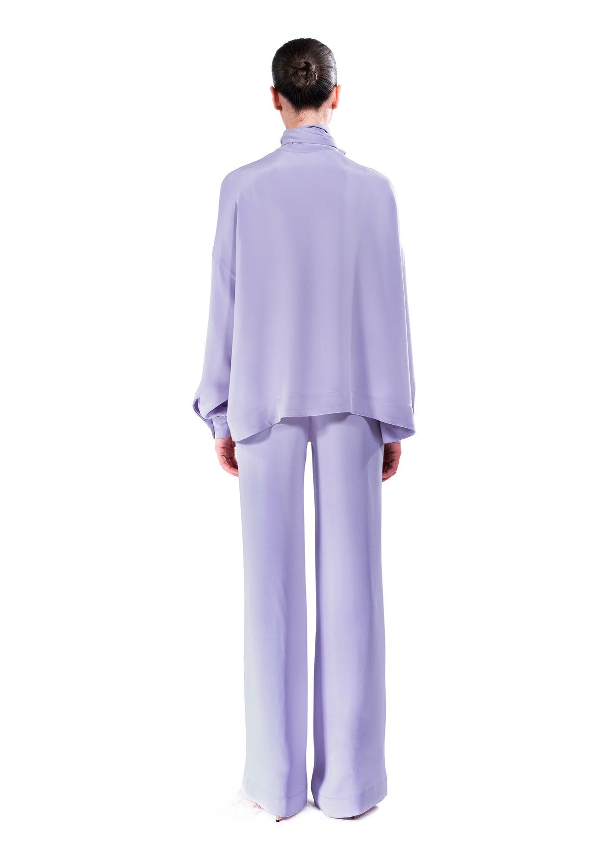 'Powdered Violet' Wide Leg Pants -  - Libertine