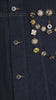 LIMITED RUN 'BUTTON LUXE' DENIM TRUCKER JACKET - - Libertine