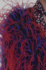 'WHAM BAM' RED FEATHERY CARDIGAN - - Libertine
