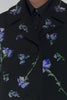 'CECIL BEATON BLUE CARNATION' PATCH POCKET COAT - COATS - Libertine