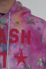'SMASH IT UP' TIE DYE PINK HOODIE - - Libertine