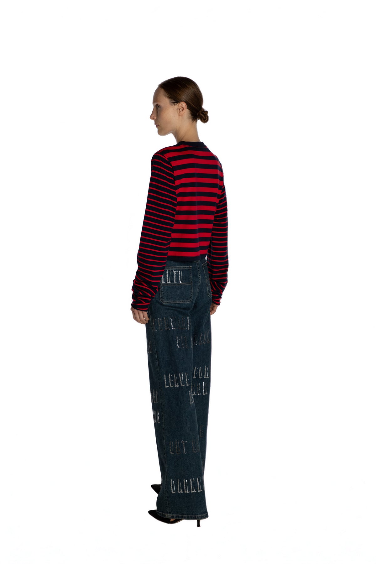'SKULL N BONES' LONGEST SLEEVE T SHIRT - - Libertine
