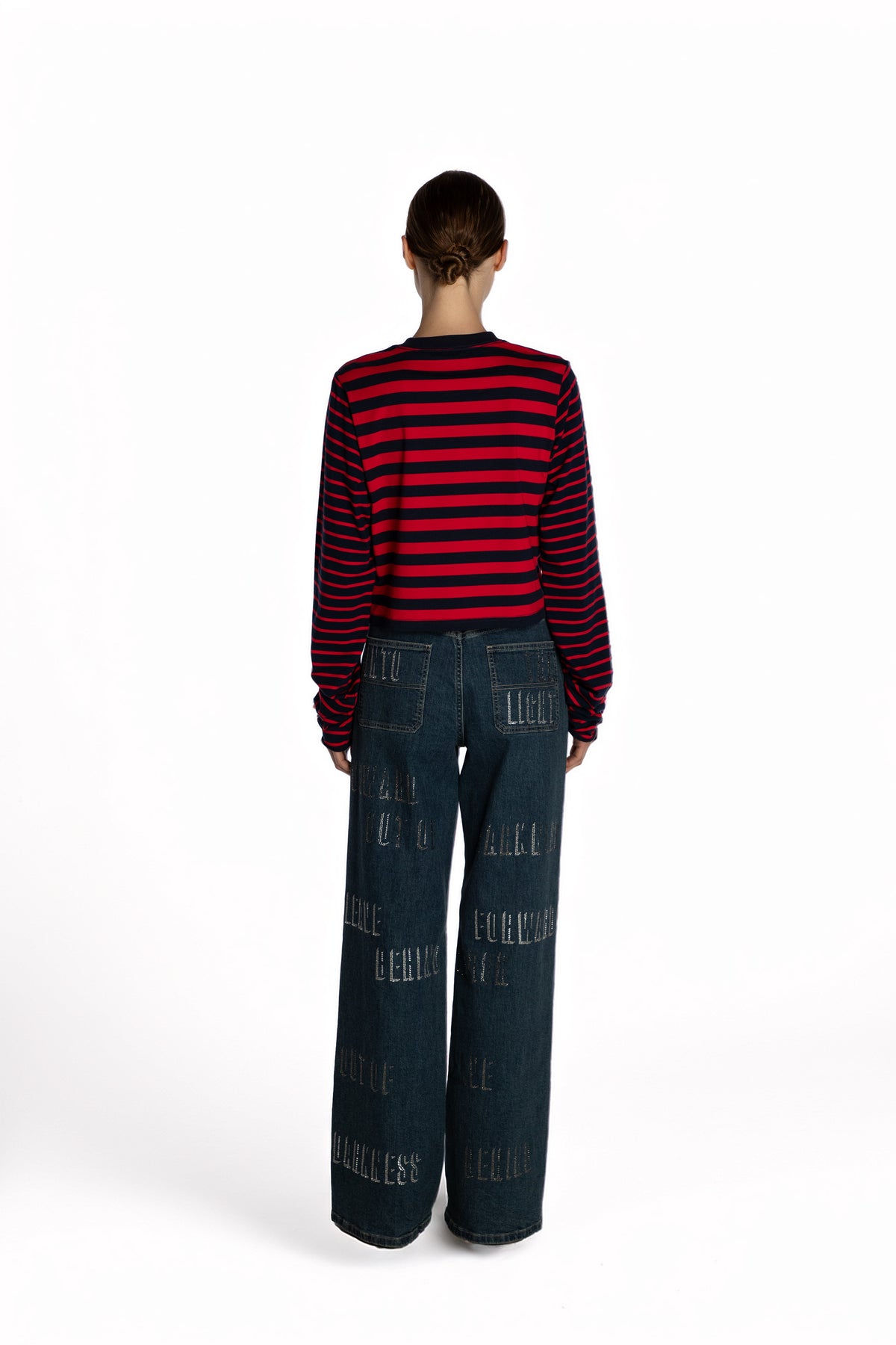 'SKULL N BONES' LONGEST SLEEVE T SHIRT - - Libertine