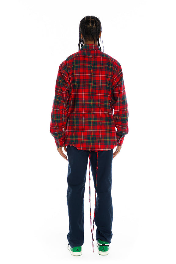 'ENGLISH PUNK ROCK' FLANNEL SHIRT - Men's Tops - Libertine