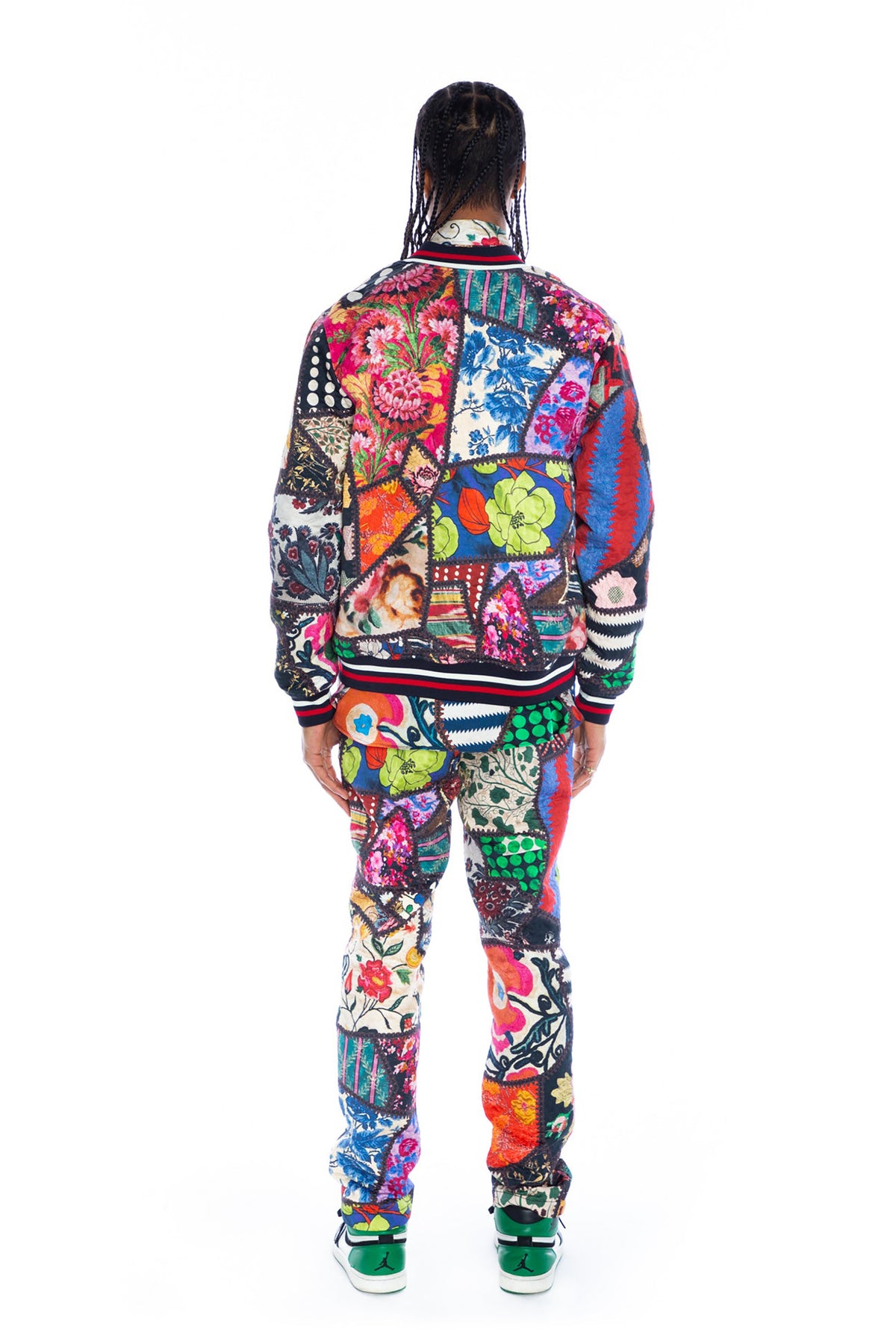 'HOTCH POTCH CRAZY QUILT' BOMBER JACKET - JACKETS - Libertine