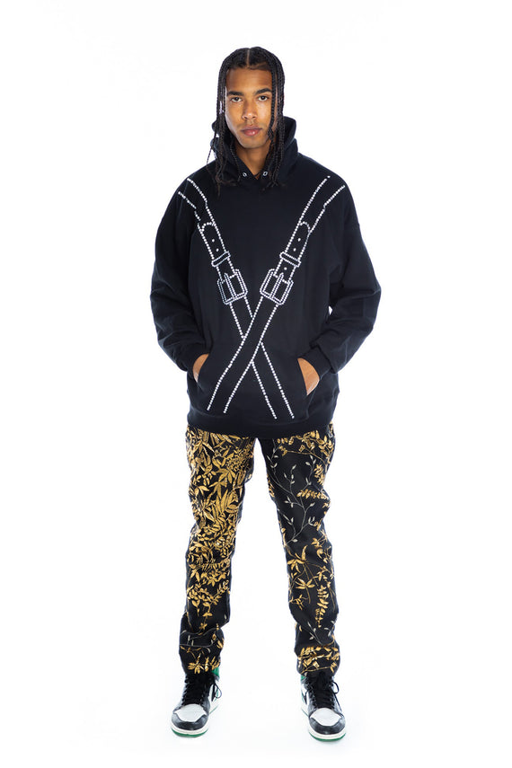 CRYSTAL ‘BONDAGE' PULLOVER SWEATSHIRT - SWEATSHIRTS - Libertine - Main image