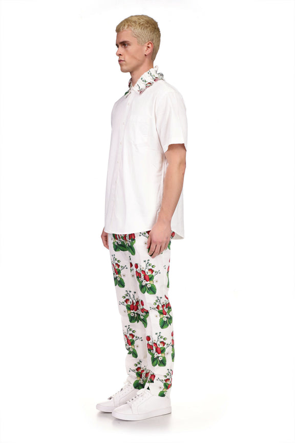 'STRAWBERRY FIELDS COLLAR' SHORT SLEEVE SHIRT - SHIRTS - Libertine