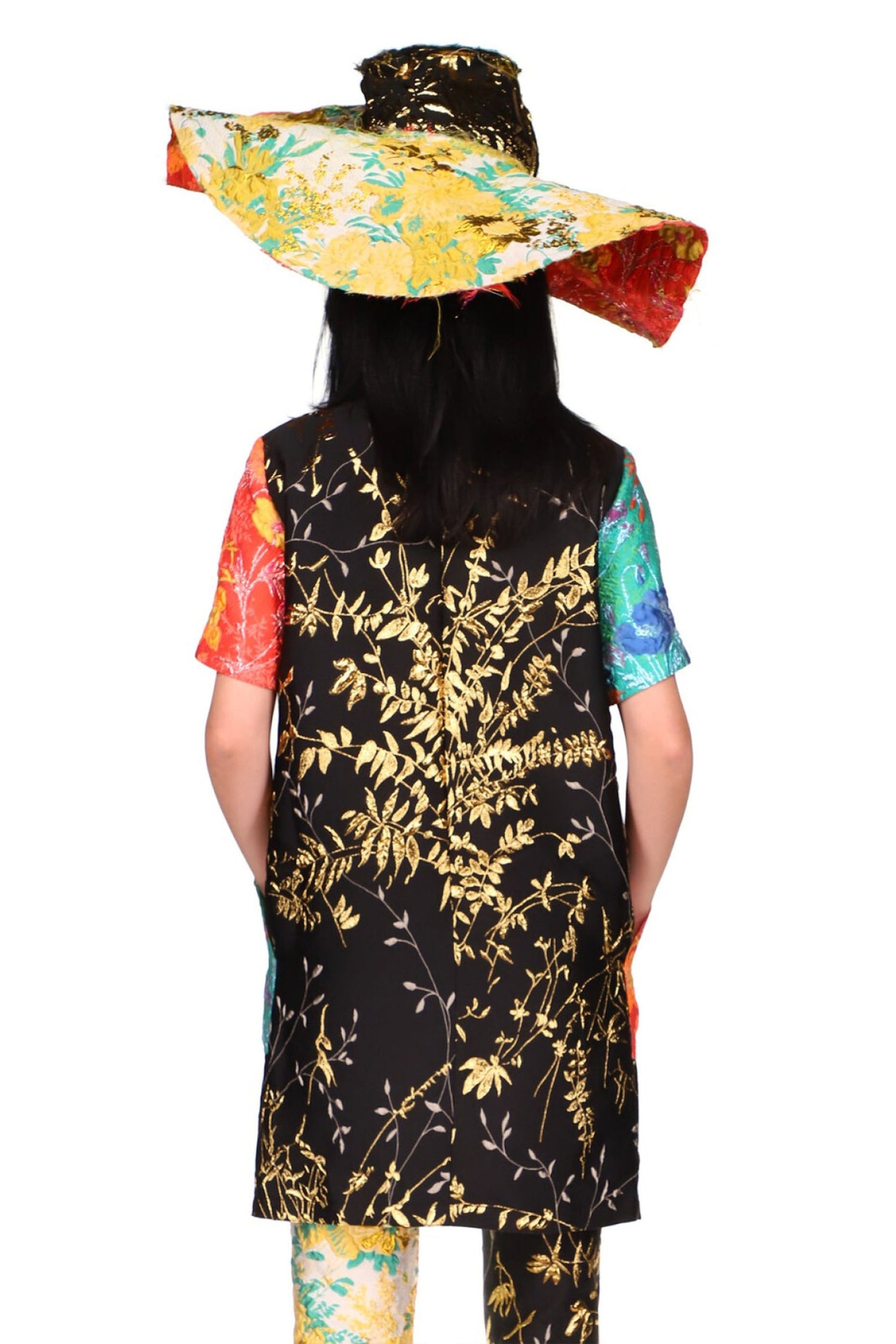 'BAROQUE GARDEN' SHIFT DRESS WITH POCKETS - DRESSES - Libertine