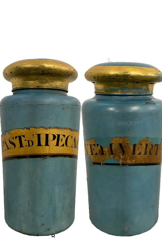 19TH CENTURY ENGLISH TOLE CANISTERS - Home - Libertine