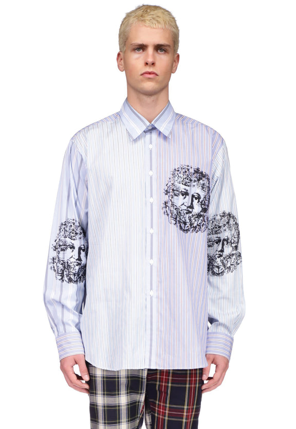 'FACE' CLASSIC SHIRT WITH POCKET - SHIRTS - Libertine