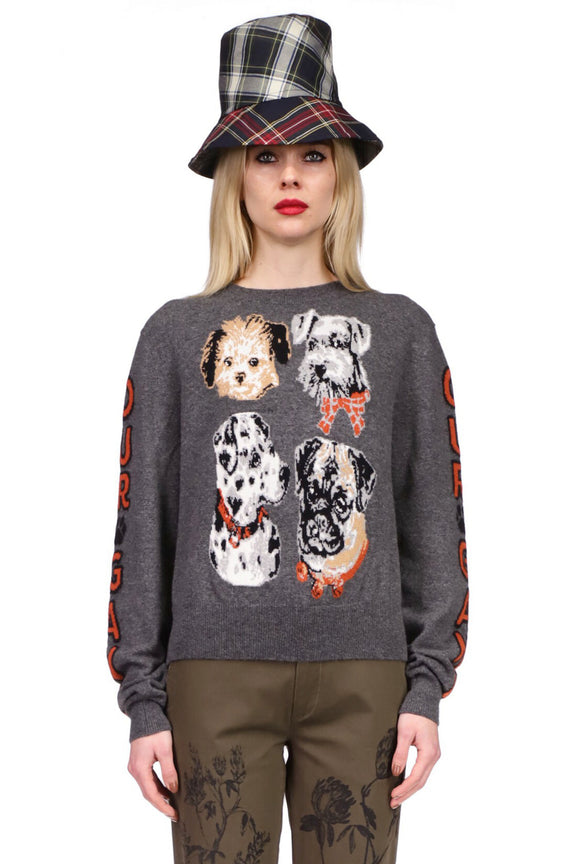 'Our Gang' Shrunken Pullover Sweater - SWEATERS - Libertine