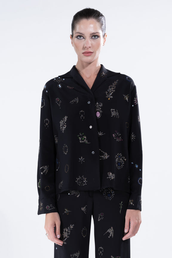 'VICTORIAN PINS' PJ BLOUSE -  - Libertine