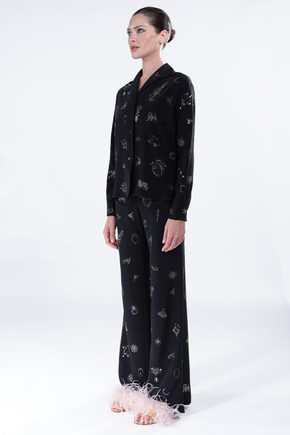 'VICTORIAN PINS' PJ BLOUSE -  - Libertine