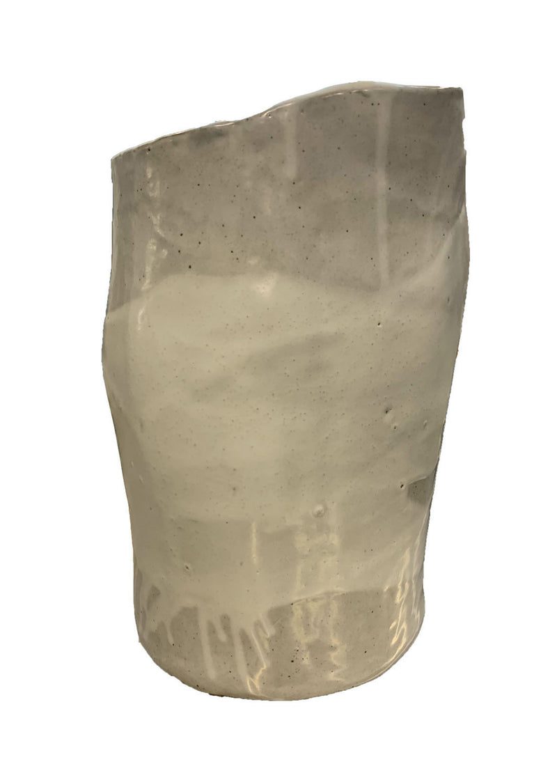 LARGE HAND THROWN ORGANICALLY SHAPED VASE 1 - Home - Libertine
