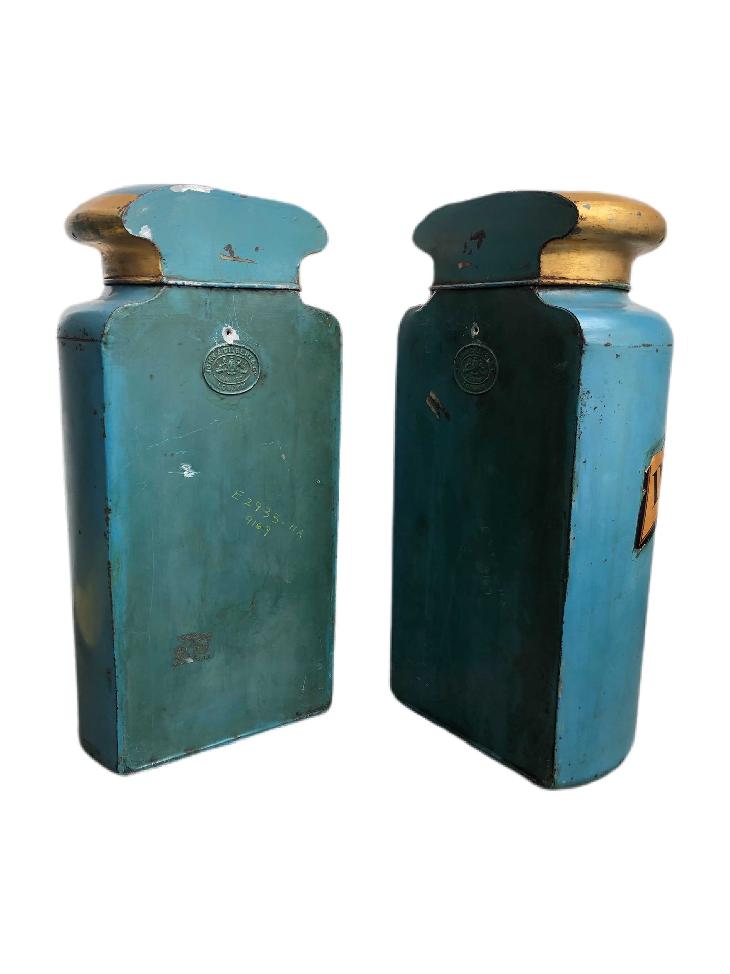 19TH CENTURY ENGLISH TOLE CANISTERS - Home - Libertine