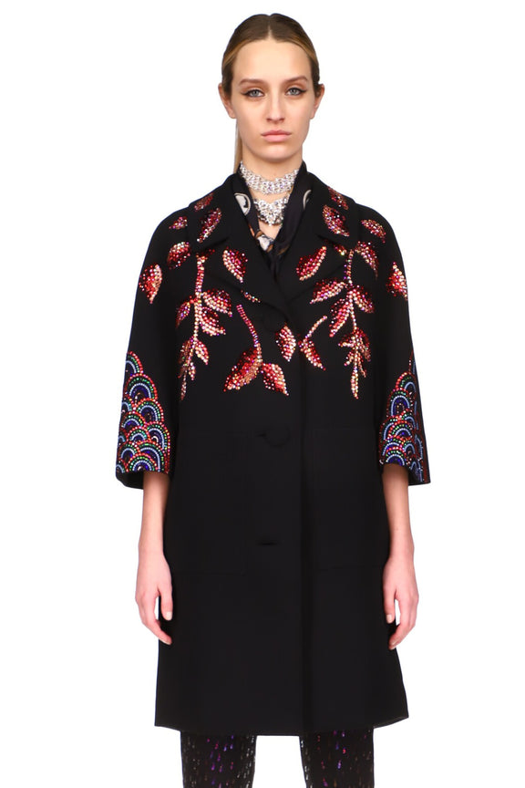 CRYSTAL 'RED WILLOW' PATCH POCKET COAT - COATS - Libertine