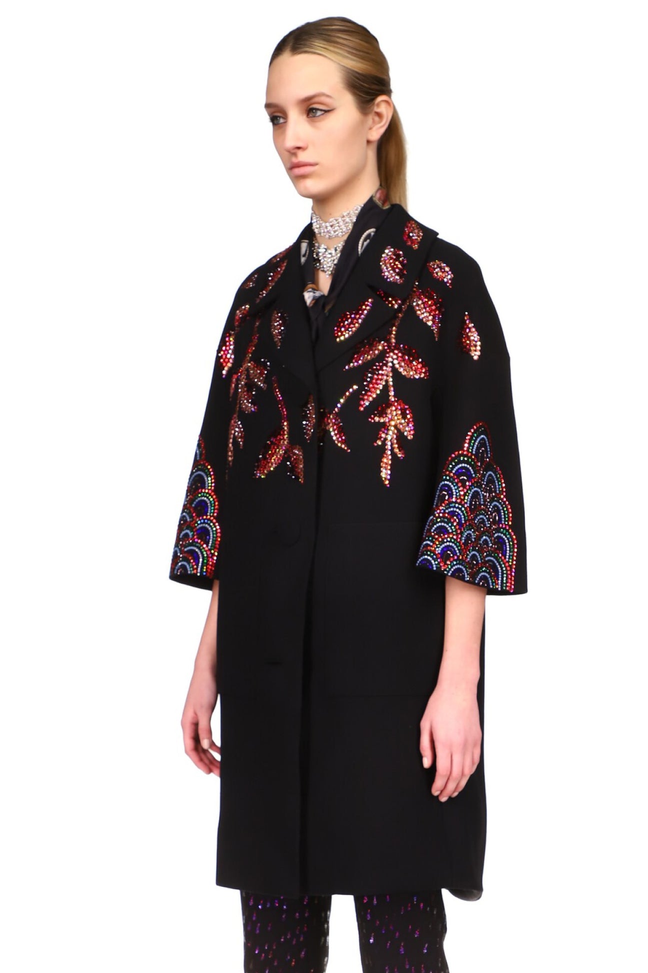 CRYSTAL 'RED WILLOW' PATCH POCKET COAT - COATS - Libertine