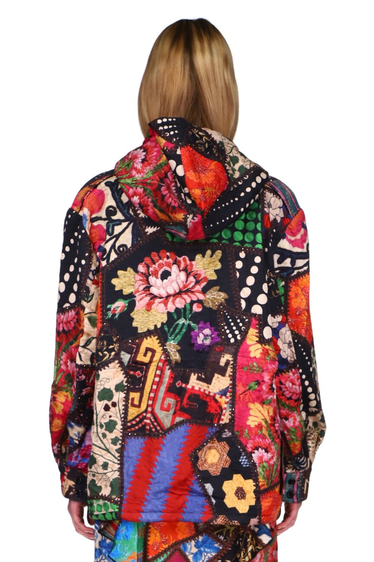CRYSTAL 'HOTCH POTCH CRAZY QUILT' PARKA - COATS - Libertine