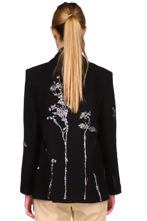 CRYSTAL ‘FENNEL GARDEN' DOUBLE BREASTED JACKET - BLAZERS - Libertine