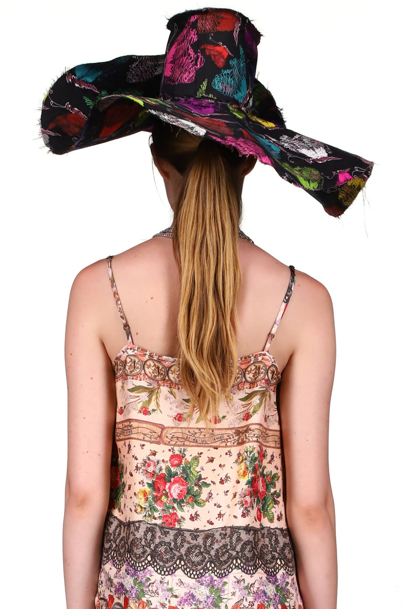 'MILLE PAPILLONS' WIDE BRIM HAT - HATS - Libertine