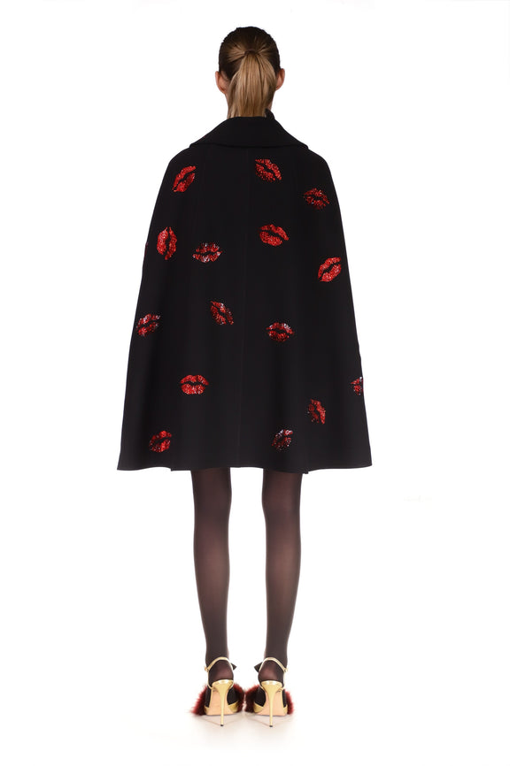 'BISOU' CRYSTAL SHORTIE CAPE - BLAZERS - Libertine