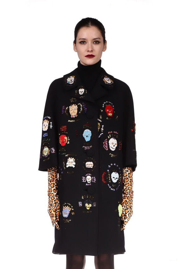 'WE ARE MADE OF STARS' PATCH POCKET COAT - COATS - Libertine