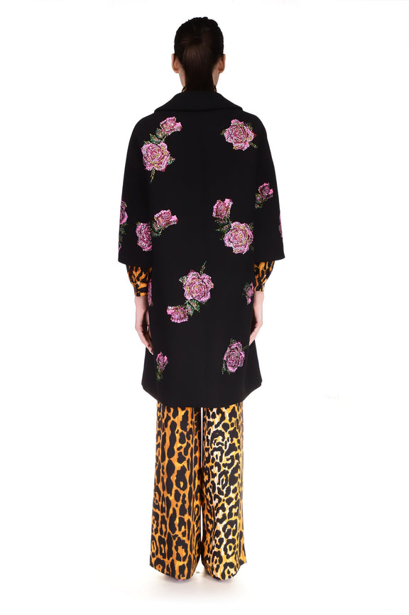 'PINKY ROSES' PATCH POCKET COAT - COATS - Libertine