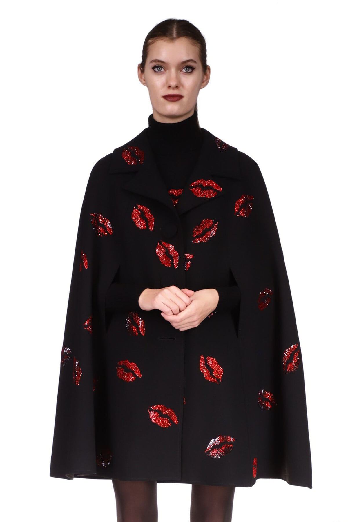 'BISOU' CRYSTAL SHORTIE CAPE - BLAZERS - Libertine