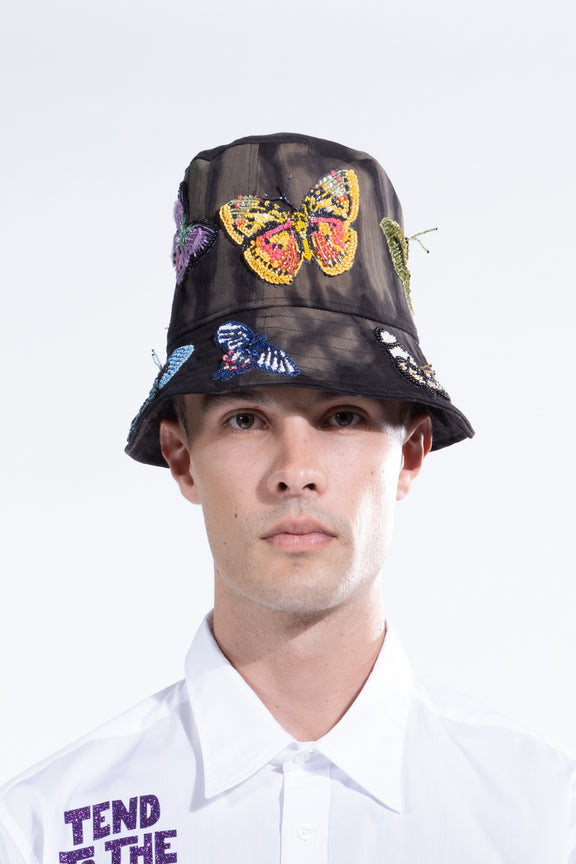 'Millions of Butterflies' Bucket Hat -  - Libertine