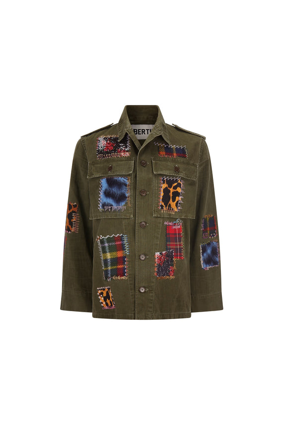 'PATCHWORK' VINTAGE FRENCH MILITARY JACKET -  - Libertine