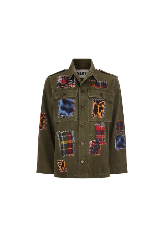 'PATCHWORK' VINTAGE FRENCH MILITARY JACKET -  - Libertine