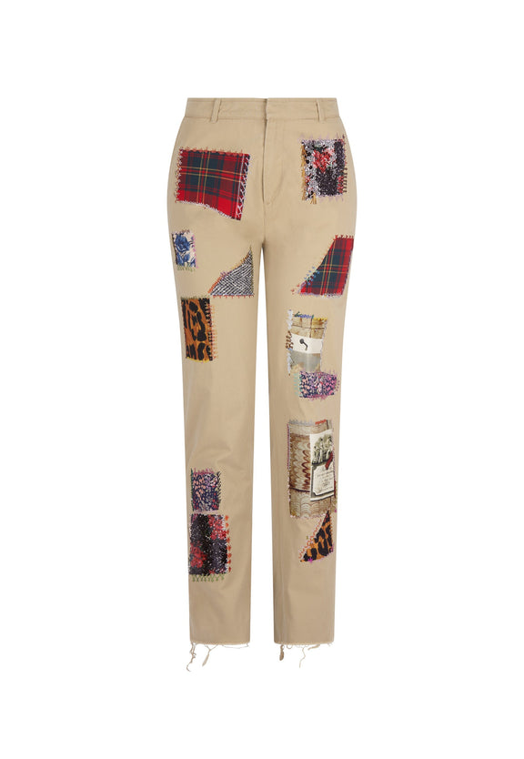 'PATCHWORK' WOMEN'S CHINOS -  - Libertine