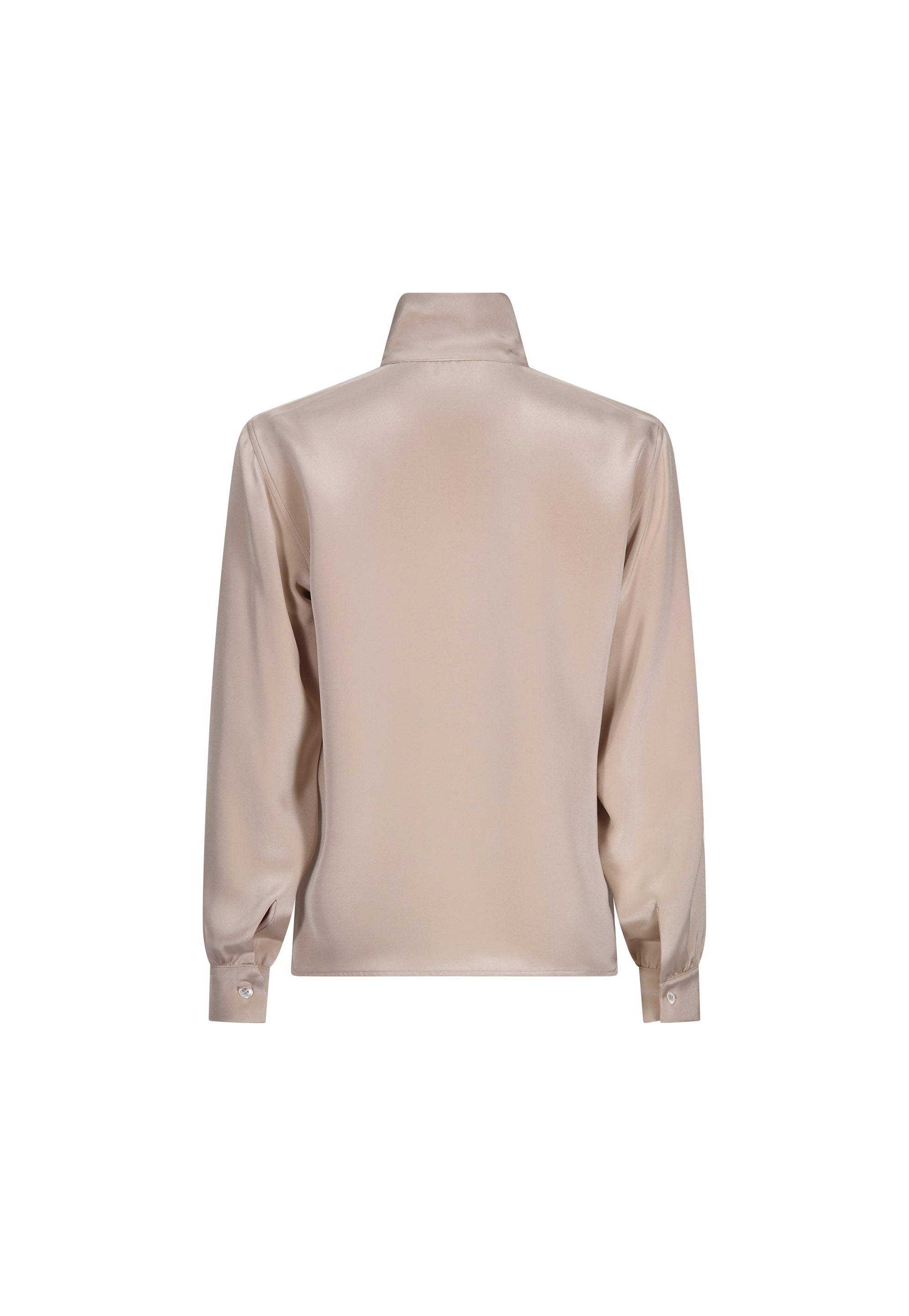 'FAWN' SLIM KEITH TIE BLOUSE -  - Libertine