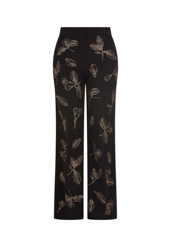 'GOLDEN LEAVES' WIDE LEG PANTS -  - Libertine