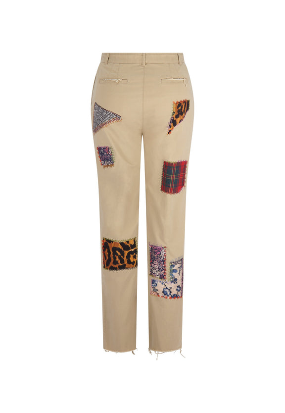 'PATCHWORK' WOMEN'S CHINOS -  - Libertine