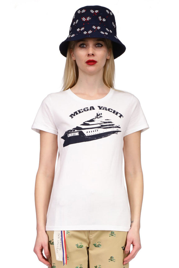 'MEGA YACHT' SHORT SLEEVE T-SHIRT - T SHIRTS - Libertine