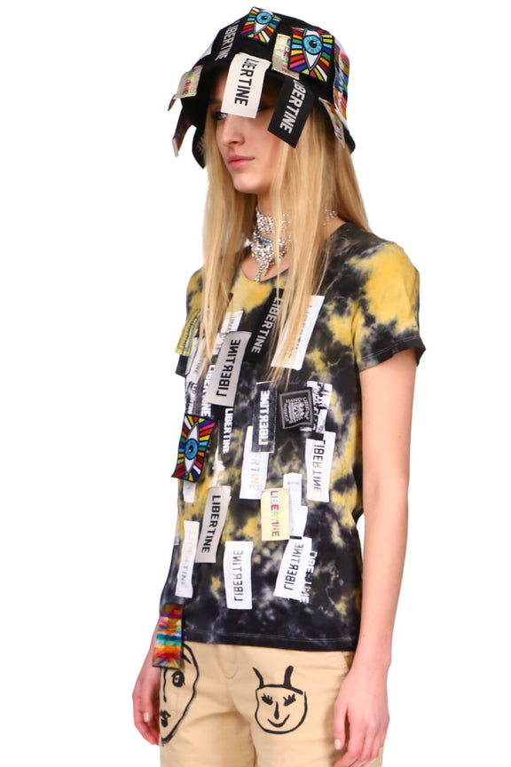 'LABEL MANIA' TYE DYE T-SHIRT - T SHIRTS - Libertine